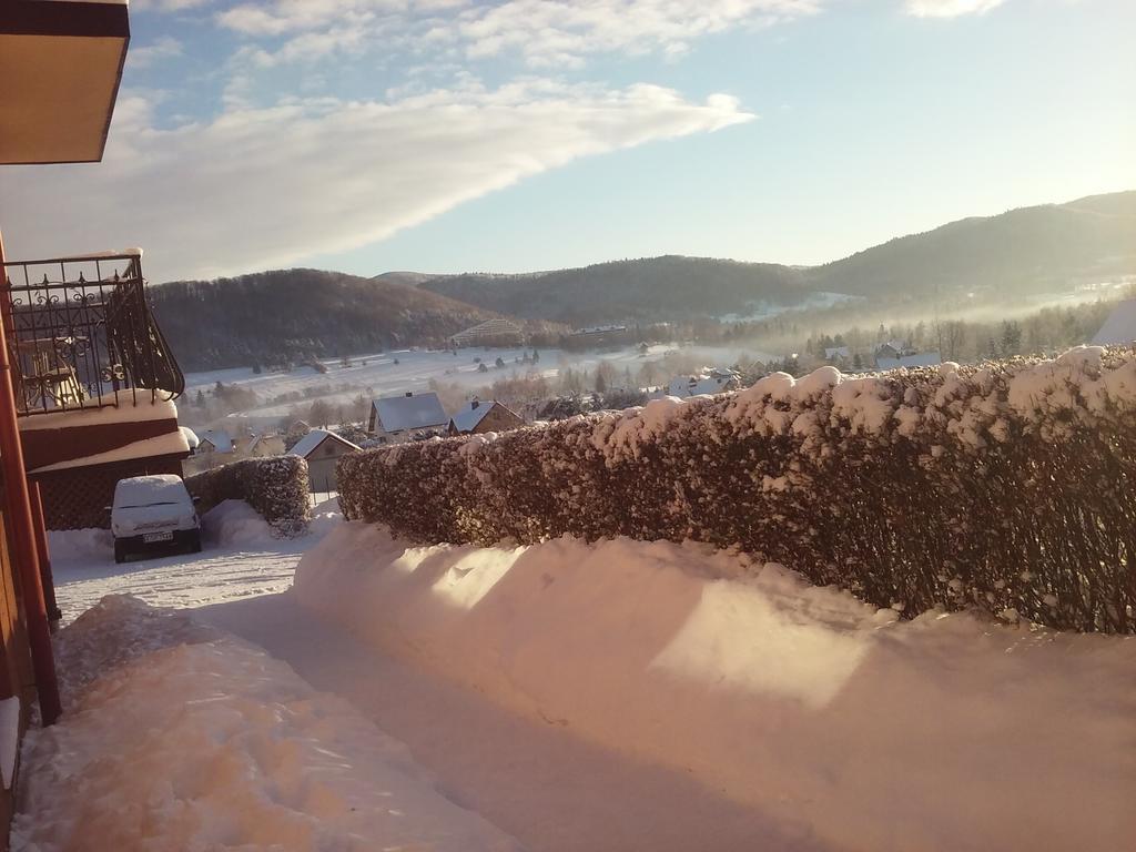 Pokoje Panorama Wysowa-Zdrój Esterno foto
